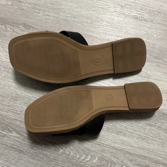 a new day Black Slide Sandals - Picture 3 of 4